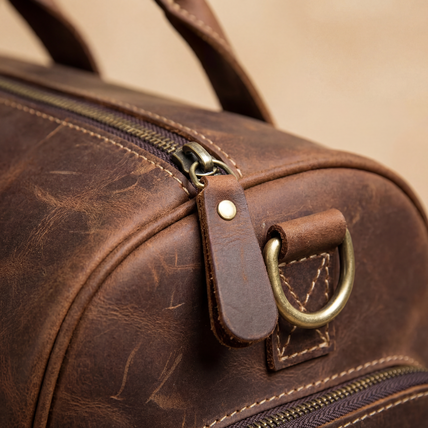 Simone Leather Luggage Bag