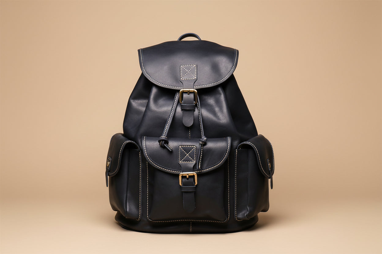 Monica leather backpack
