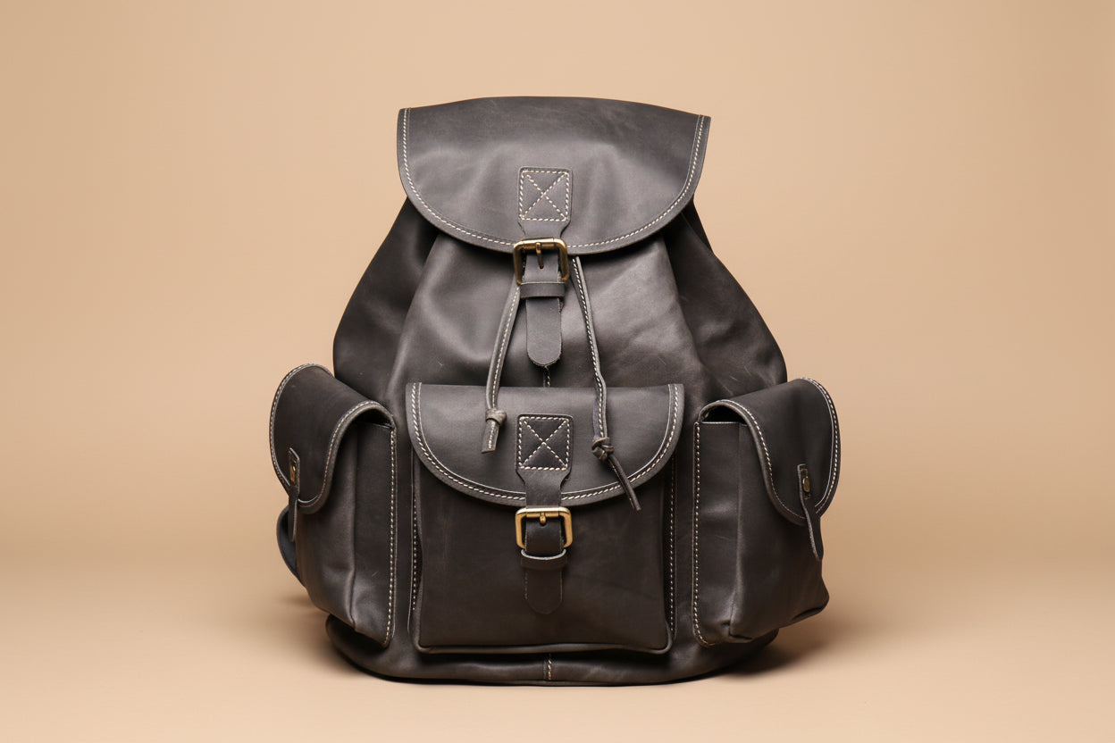 Monica leather backpack