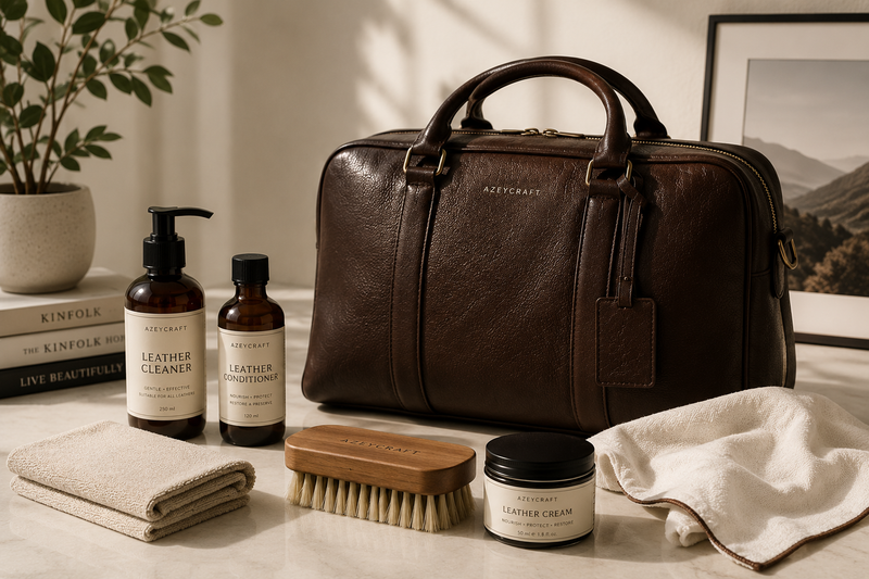 How to clean your leather bag