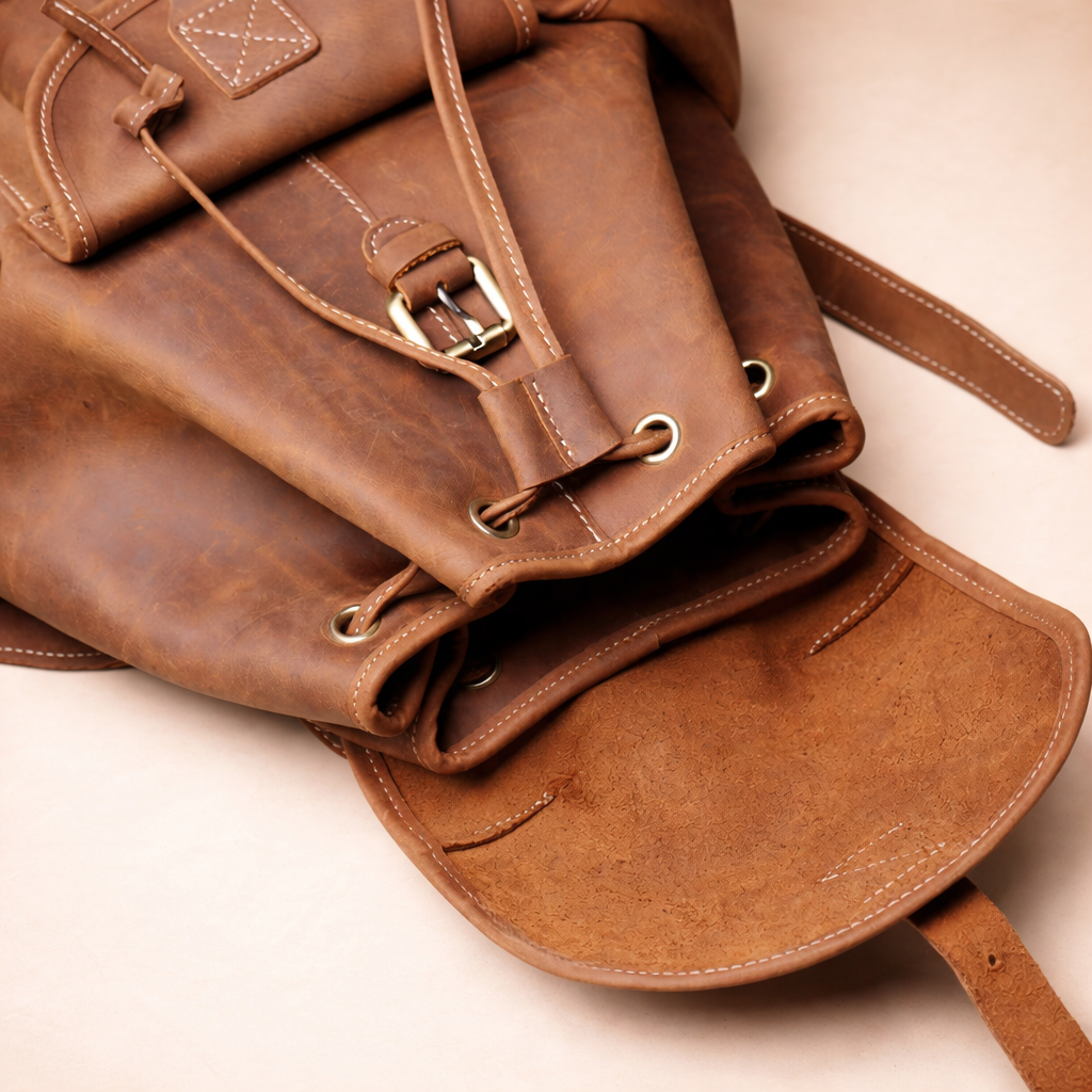 Monica leather backpack