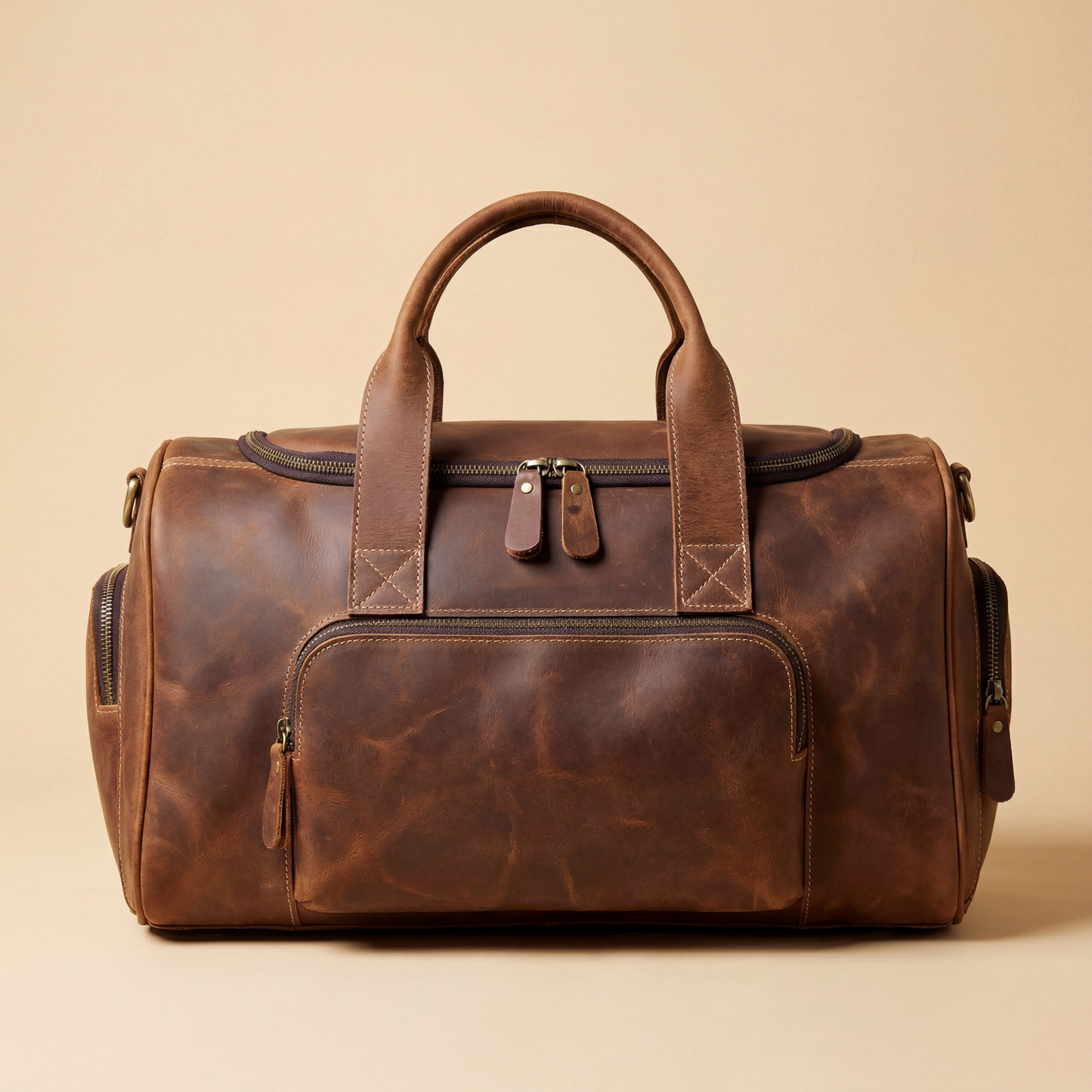 Simone Leather Luggage Bag