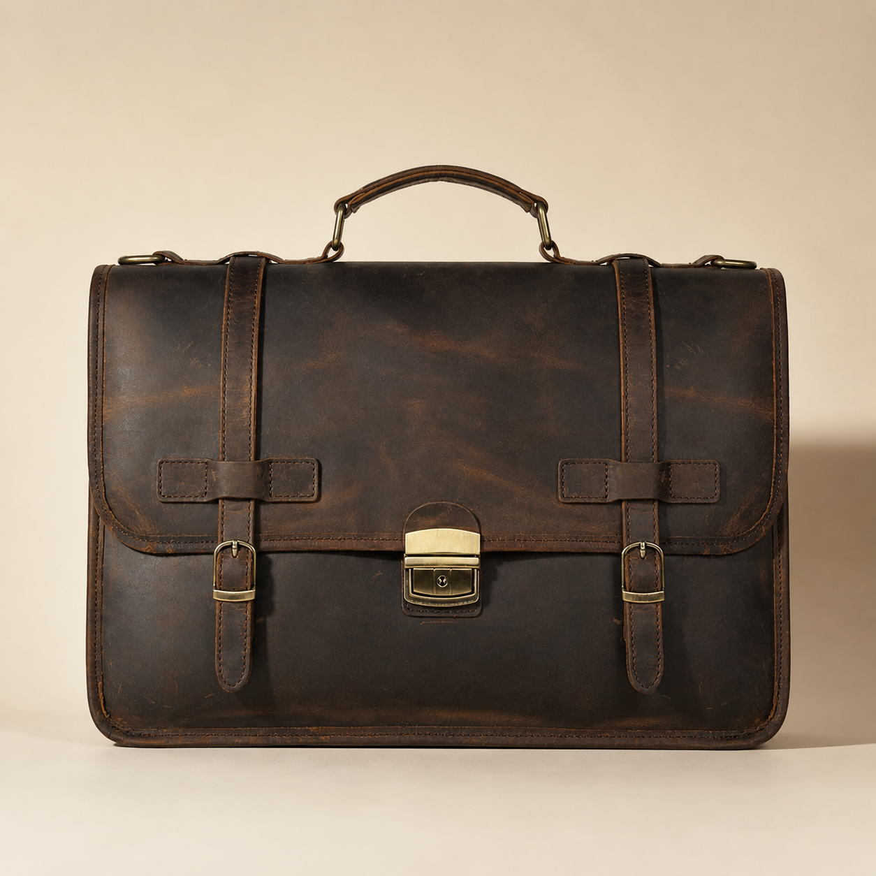 Monarch Leather Briefcase
