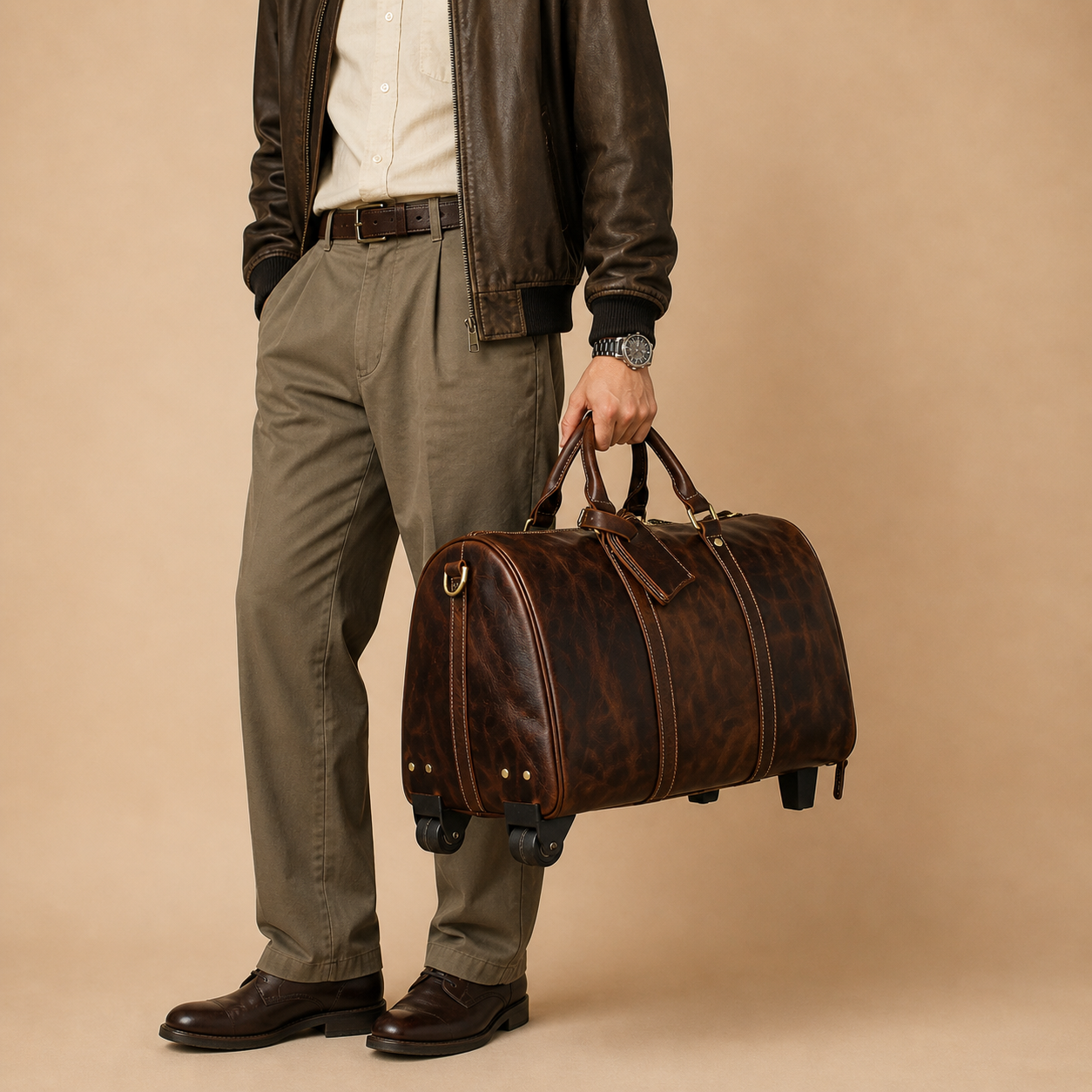 Bolsa de lona con ruedas Alden